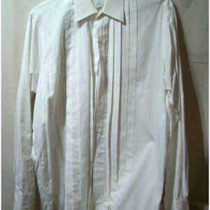 Brooks Brothers Tuxedo Shirt White 16-35 Men's Suits
